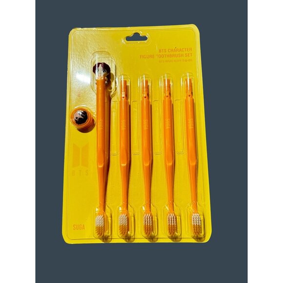 BTS Character Figure Toothbrush Set - Suga - Picture 10 of 13